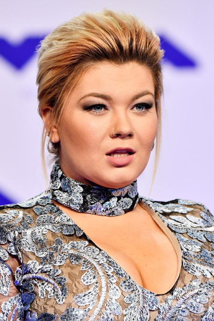 Amber Portwood attends the 2017 MTV Video Music Awards at The Forum on August 27, 2017 in Inglewood, California. 