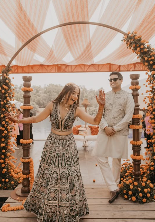 Prajakta Koli And Vrishank Khanal Wedding, Mehendi Pics