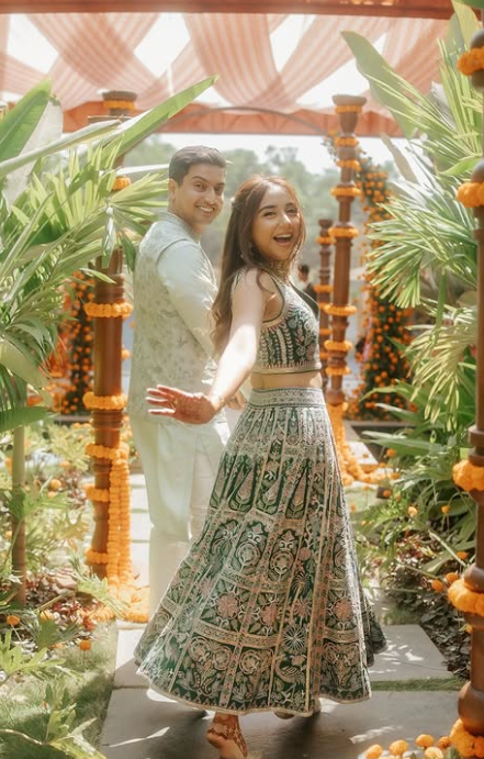 Prajakta Koli and Vrishank Khanal