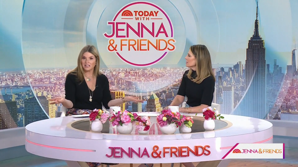 Savannah Guthrie and Jenna Bush on Monday, March 3, 2025.
