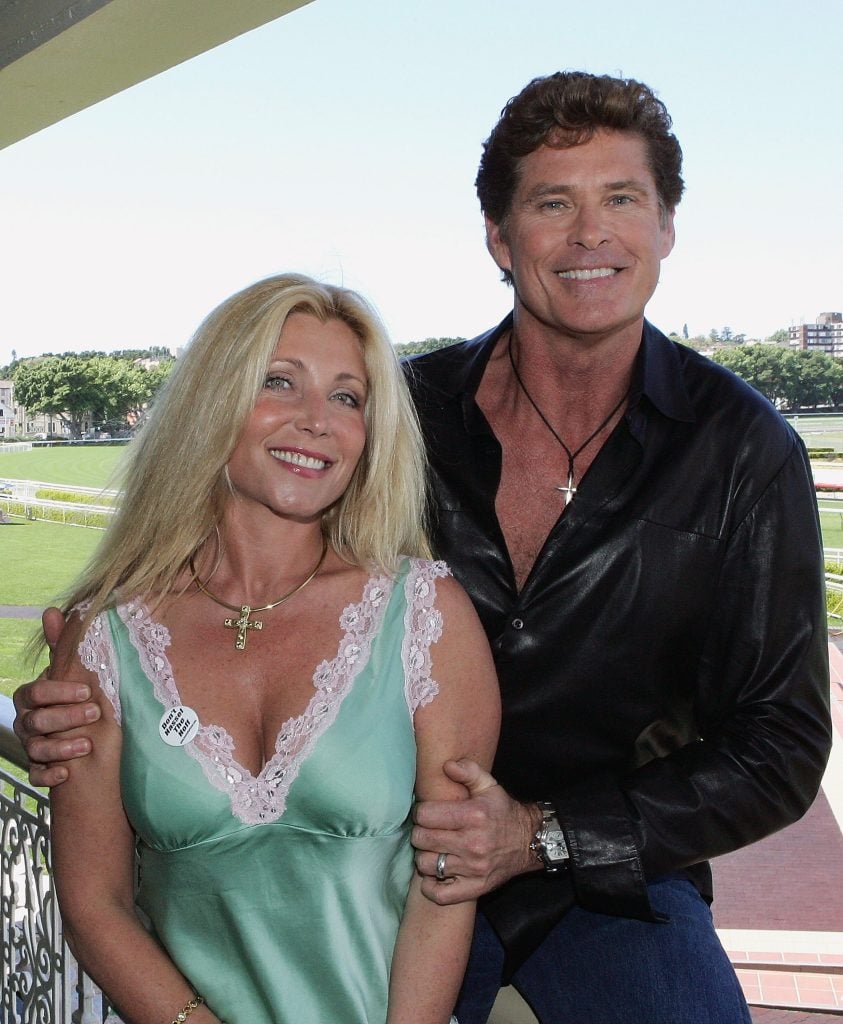 Pamela Bach-Hasselhoff and David Hasselhoff on October 23, 2005.