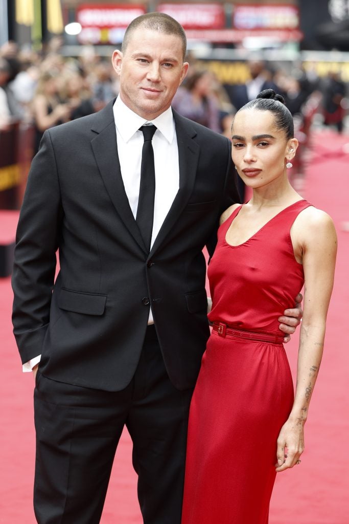 Channing Tatum and Zoe Kravitz on August 19, 2024.