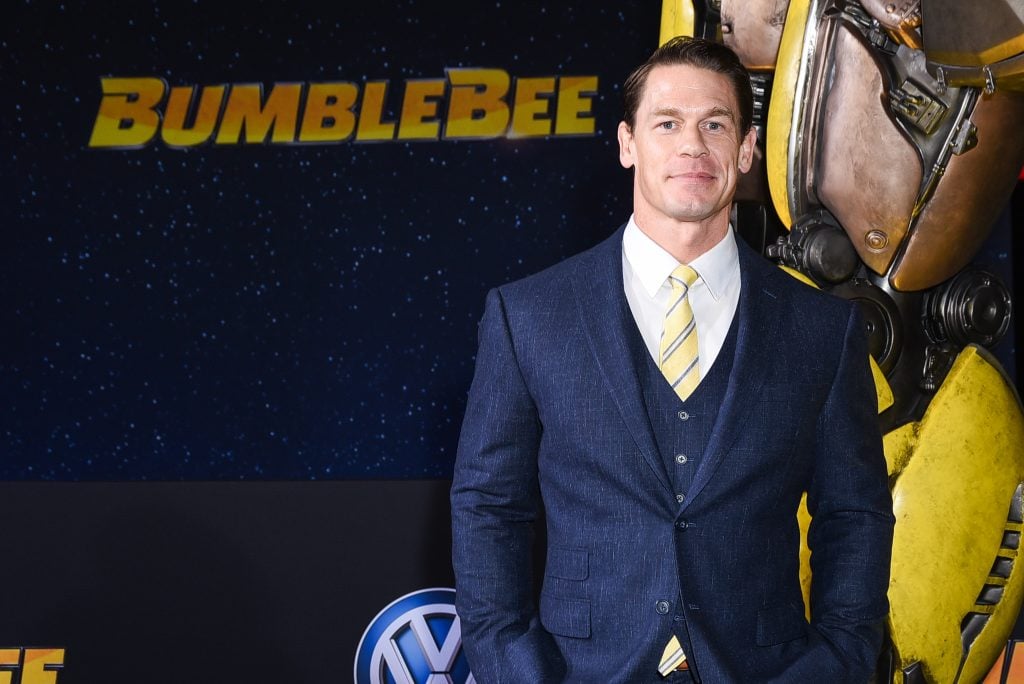 John Cena attends Premiere Of Paramount Pictures' "Bumblebee" at TCL Chinese Theatre on December 09, 2018 in Hollywood, California. 