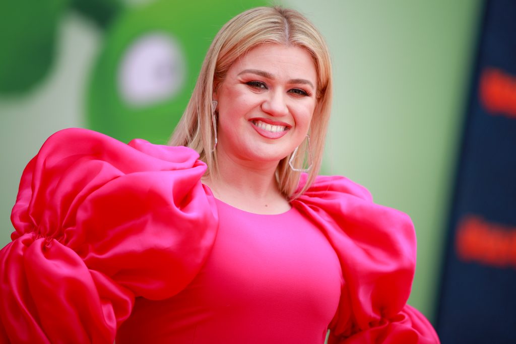 Kelly Clarkson attends STX Films World Premiere of "UglyDolls" at Regal Cinemas L.A. Live on April 27, 2019 in Los Angeles, California.