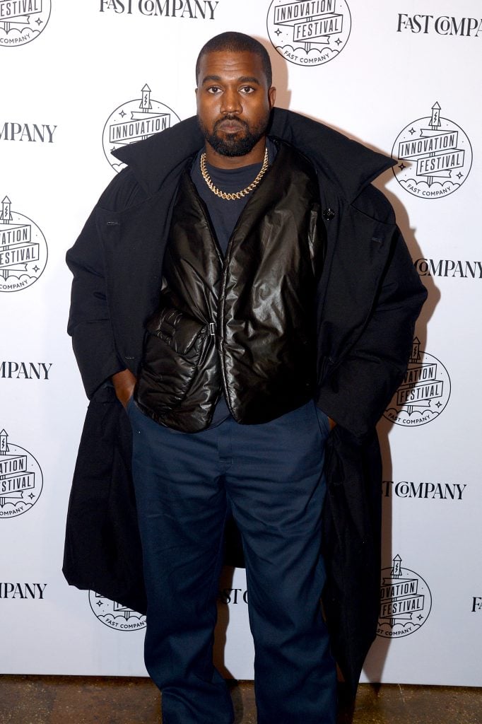 Kanye West attends the Fast Company Innovation Festival - Day 3 Arrivals on November 07, 2019 in New York City. 