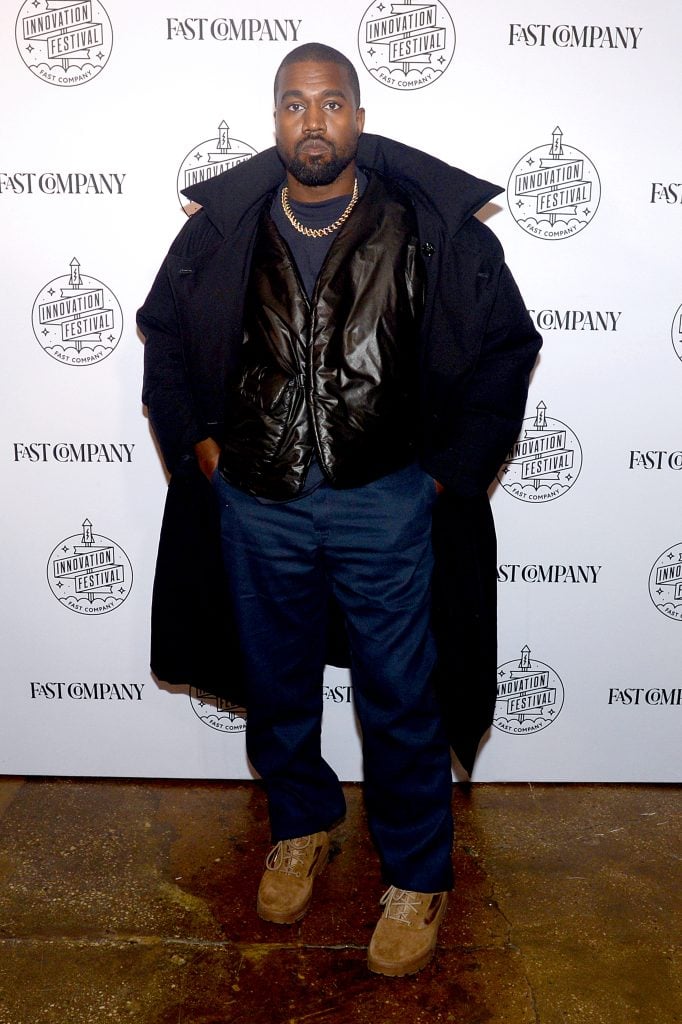 Kanye West attends the Fast Company Innovation Festival - Day 3 Arrivals on November 07, 2019 in New York City.