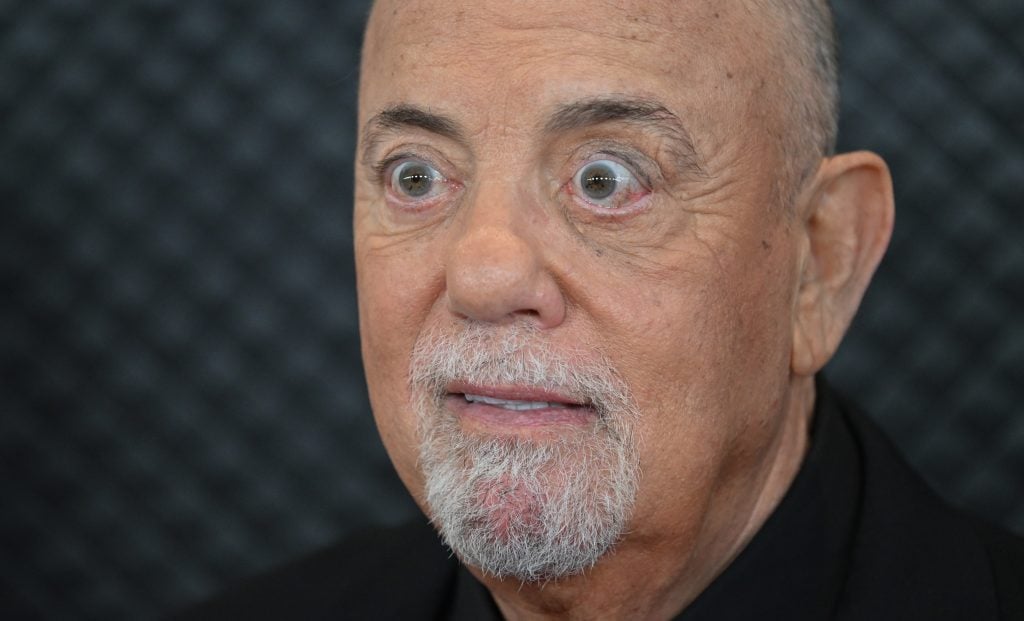 Billy Joel arrives for the 66th Annual Grammy Awards at the Crypto.com Arena in Los Angeles on February 4, 2024.