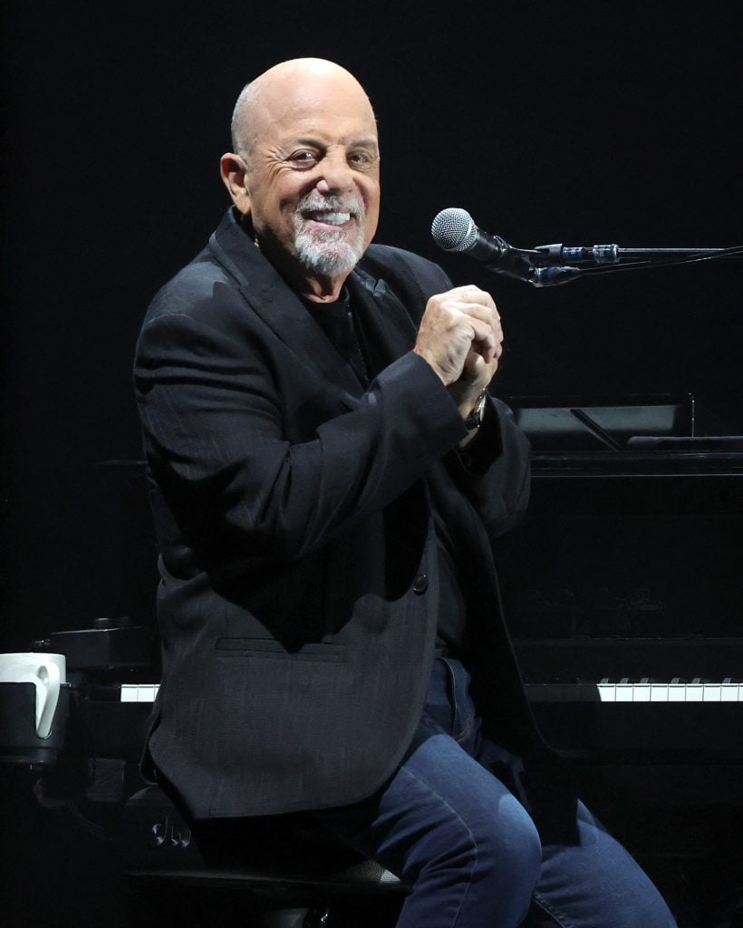 Billy Joel performs at Allegiant Stadium on November 09, 2024 in Las Vegas, Nevada.