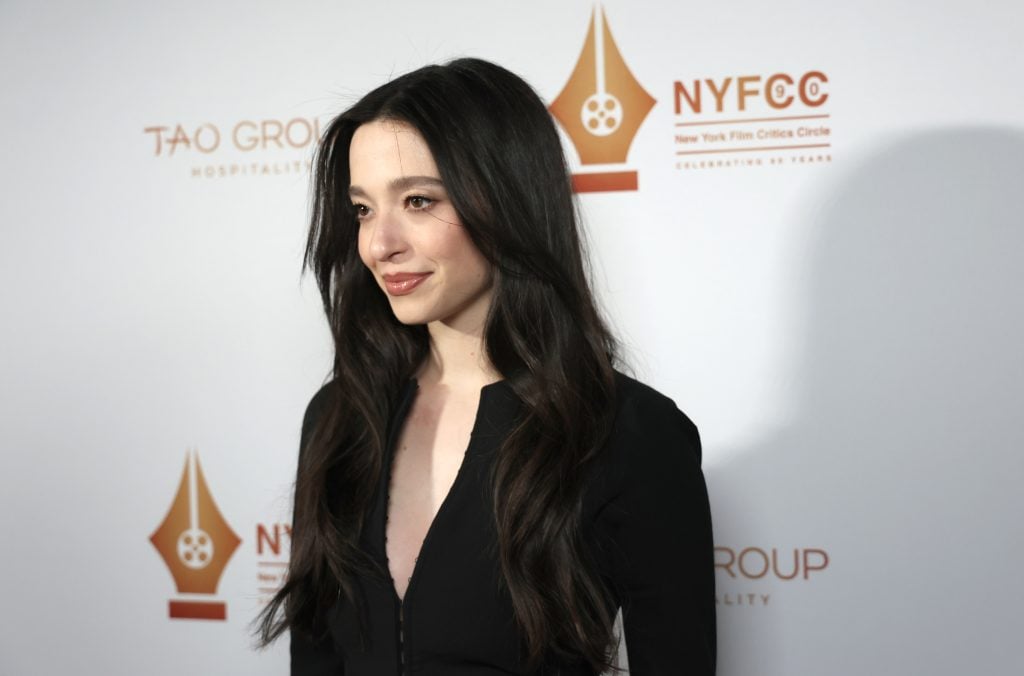 Mikey Madison attends the 2025 New York Film Critics Circle Awards at TAO Downtown on January 08, 2025 in New York City.