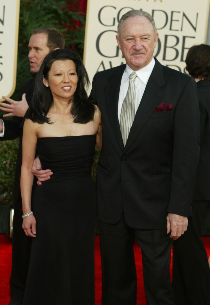 Gene Hackman arrives at the 60th Annual Golden Globe Awards held at the Beverly Hilton Hotel in Los Angeles, CA  on January 19, 2003.  