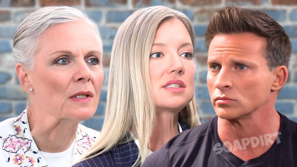 General Hospital Spoilers: Tracy Quartermaine (Jane Elliot) - Nina Reeves (Cynthia Watros) - Jason Morgan (Steve Burton)