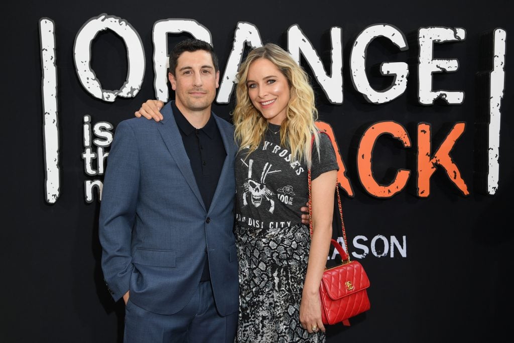 Jason Biggs and wife Jenny Mollen in July of 2019.