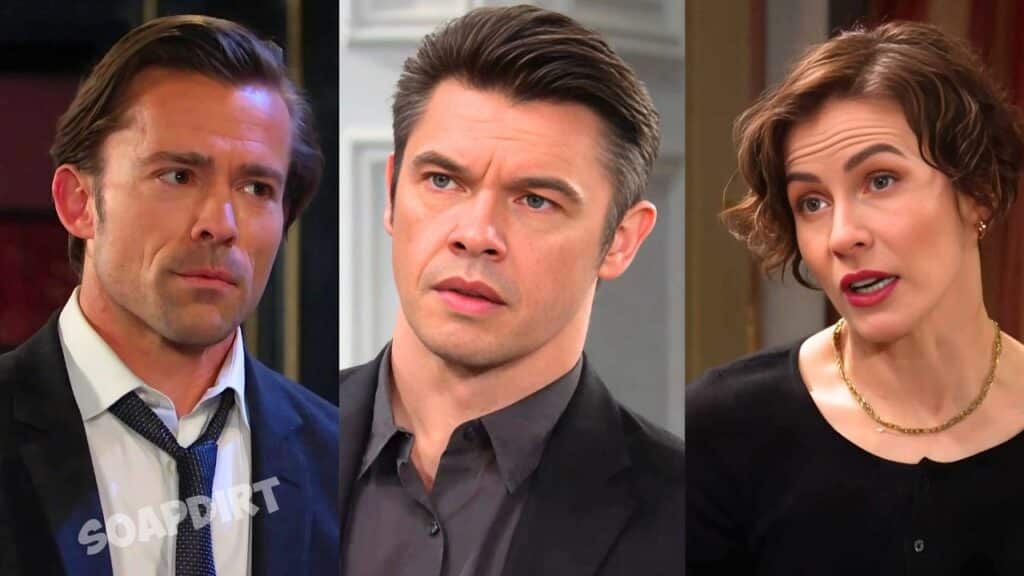 Days of Our Lives: Xander Cook Kiriakis (Paul Telfer) - Philip Kiriakis (John-Paul Lavoisier) - Sarah Horton (Linsey Godfrey)