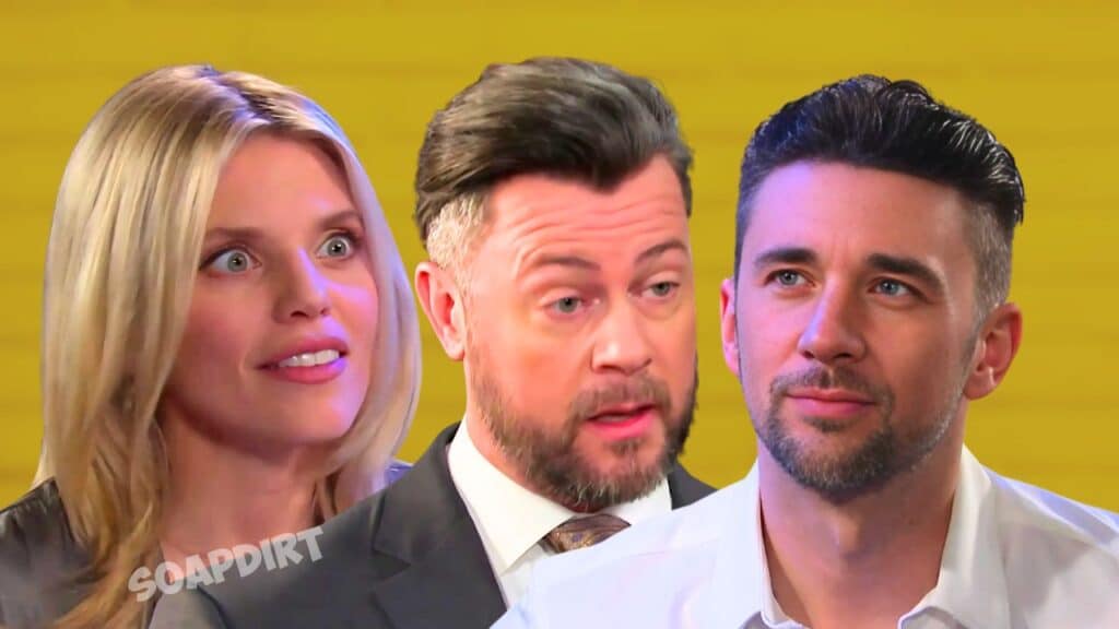 Days of Our Lives: Cat Greene (AnnaLynne McCord) - Chad DiMera (Billy Flynn) - EJ DiMera (Dan Feuerriegel)