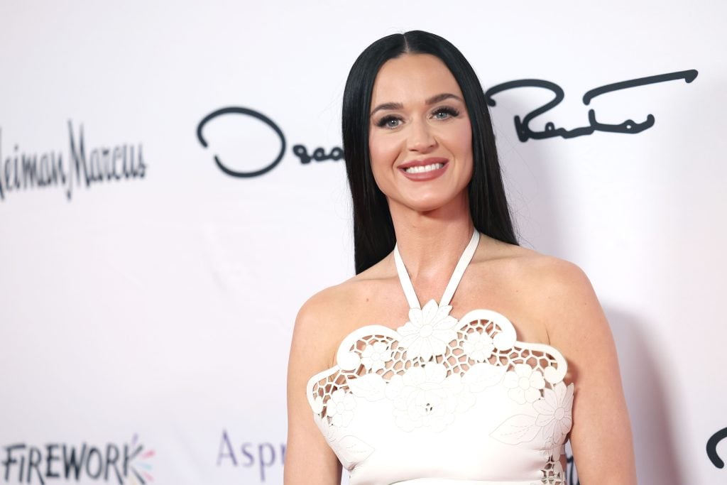 Katy Perry attends the 35th Annual Colleagues Spring Luncheon & Oscar de la Renta Fashion Show at Beverly Wilshire, A Four Seasons Hotel on April 25, 2024 in Beverly Hills, California.