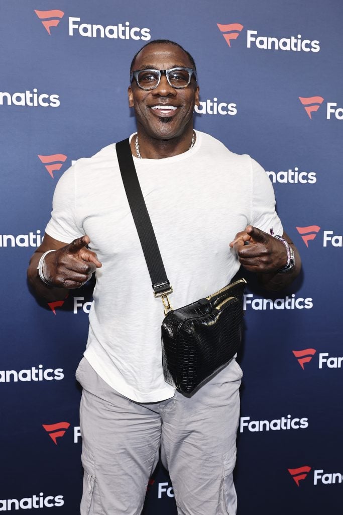 Shannon Sharpe attends Michael Rubin's 2025 Fanatics Super Bowl Party at The Sugar Mill on February 08, 2025 in New Orleans, Louisiana.