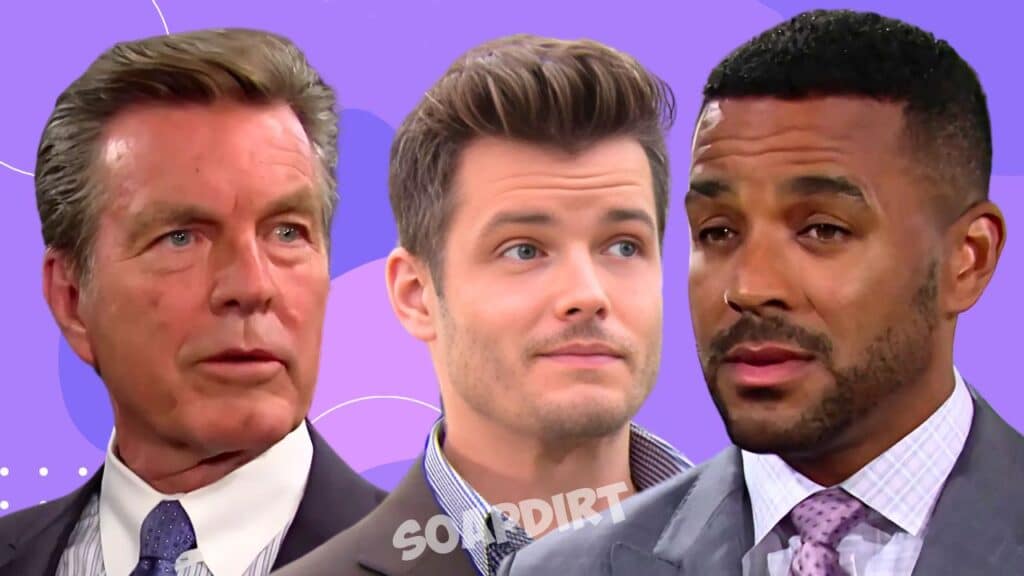 Young and the Restless Spoilers: Jack Abbott (Peter Bergman) - Kyle Abbott (Michael Mealor) - Nate Hastings (Sean Dominic)