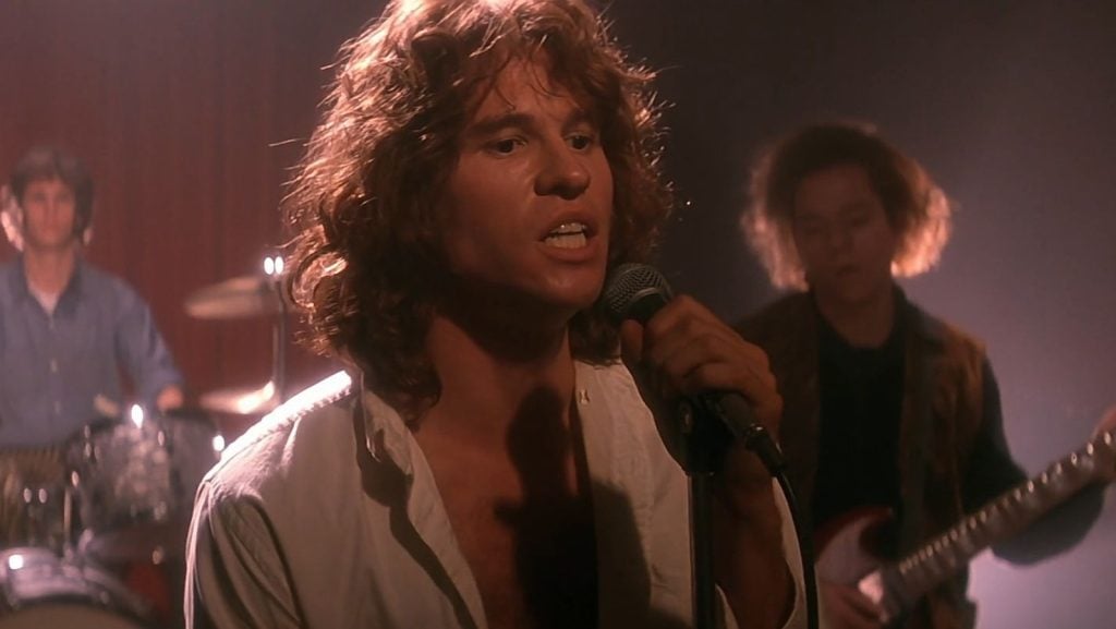 Val Kilmer stars as Jim Morrison in the Oliver Stone-directed film 'The Doors.'