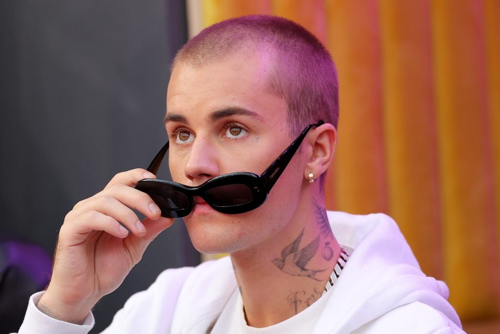 Justin Bieber on February 13, 2022.