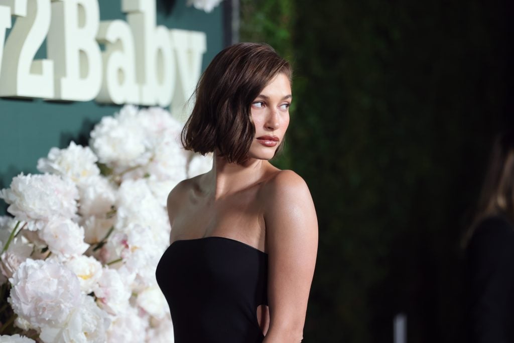 Hailey Bieber in 2023.