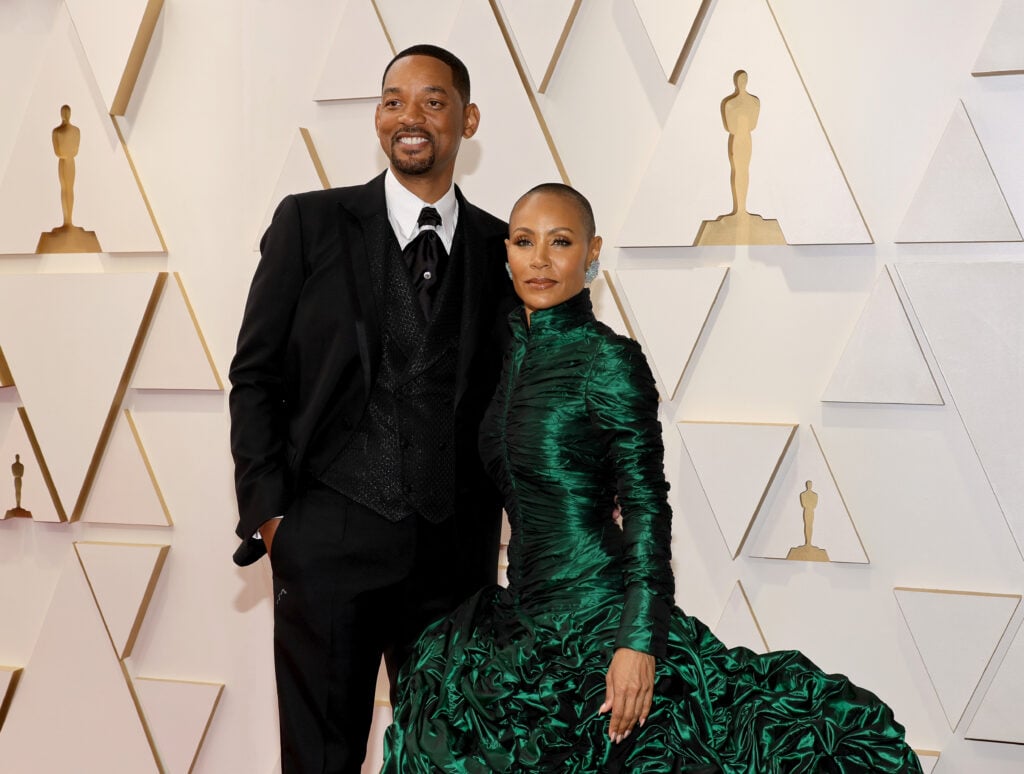 Will Smith and Jada Pinkett-Smith in March of 2022.