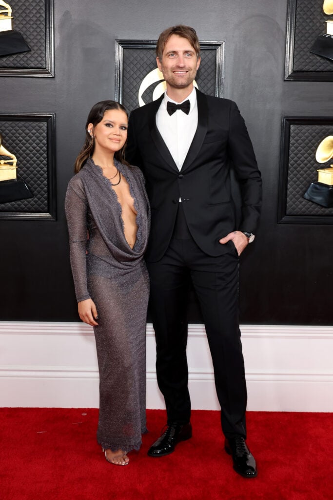 Maren Morris and Ryan Hurd in February of 2023.