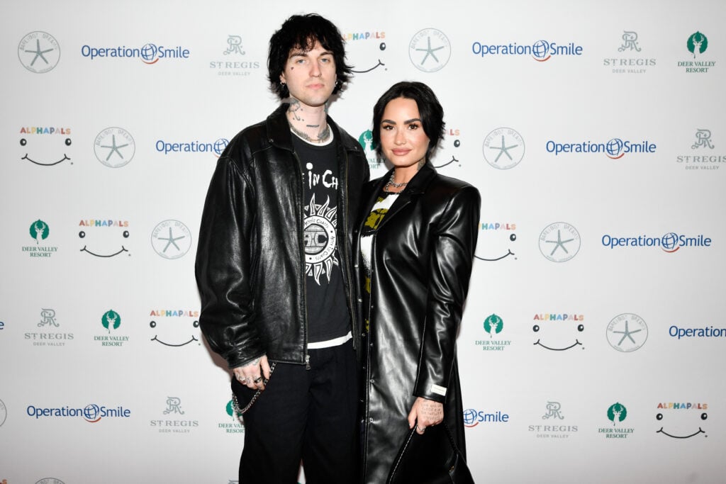 Demi Lovato poses with Jordan Lutes, also known as "Lutes."