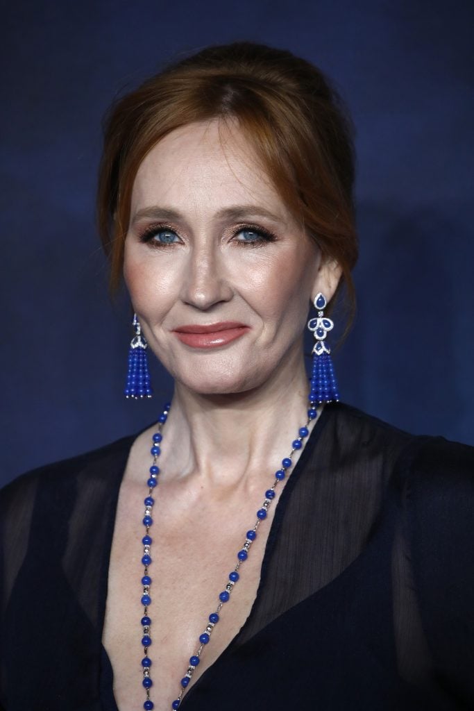 J.K. Rowling attends the UK Premiere of "Fantastic Beasts: The Crimes Of Grindelwald" at Cineworld Leicester Square on November 13, 2018 in London, England.