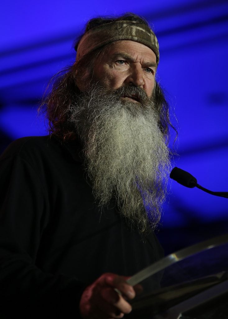 Reality TV personality Phil Robertson speaks during the 2014 Republican Leadership Conference on May 29, 2014 in New Orleans, Louisiana.