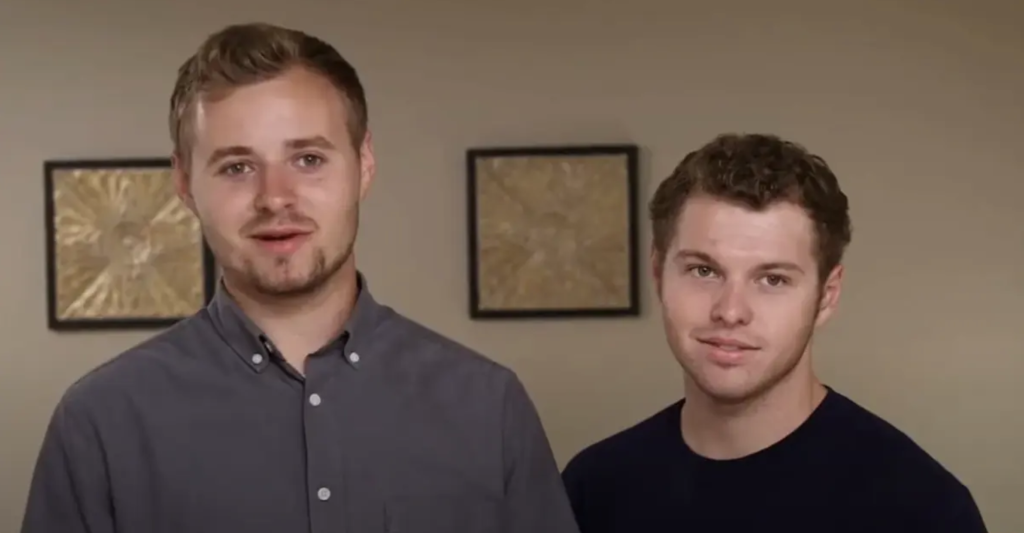 Jed and Jeremiah Duggar appear on an episode of Counting On.