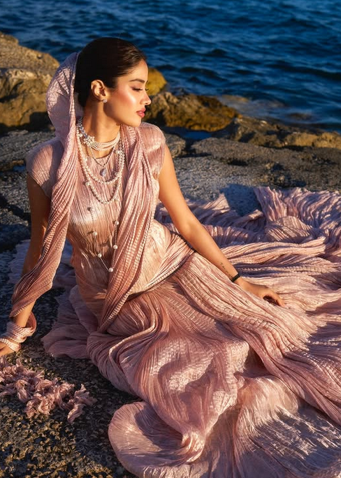 Cannes 2025: Janhvi Kapoor in Tarun Tahiliani ensemble, taken from her Instagram
