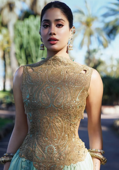 Cannes 2025: Janhvi Kapoor in Anamika Khanna ensemble, taken from her Instagram