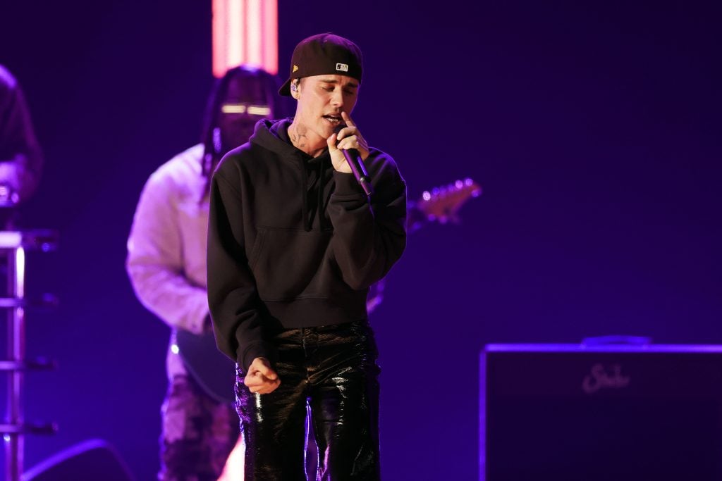 Justin Bieber on April 3, 2022.