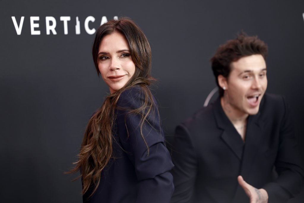 Victoria Beckham and Brooklyn Peltz Beckham in February of 2024.