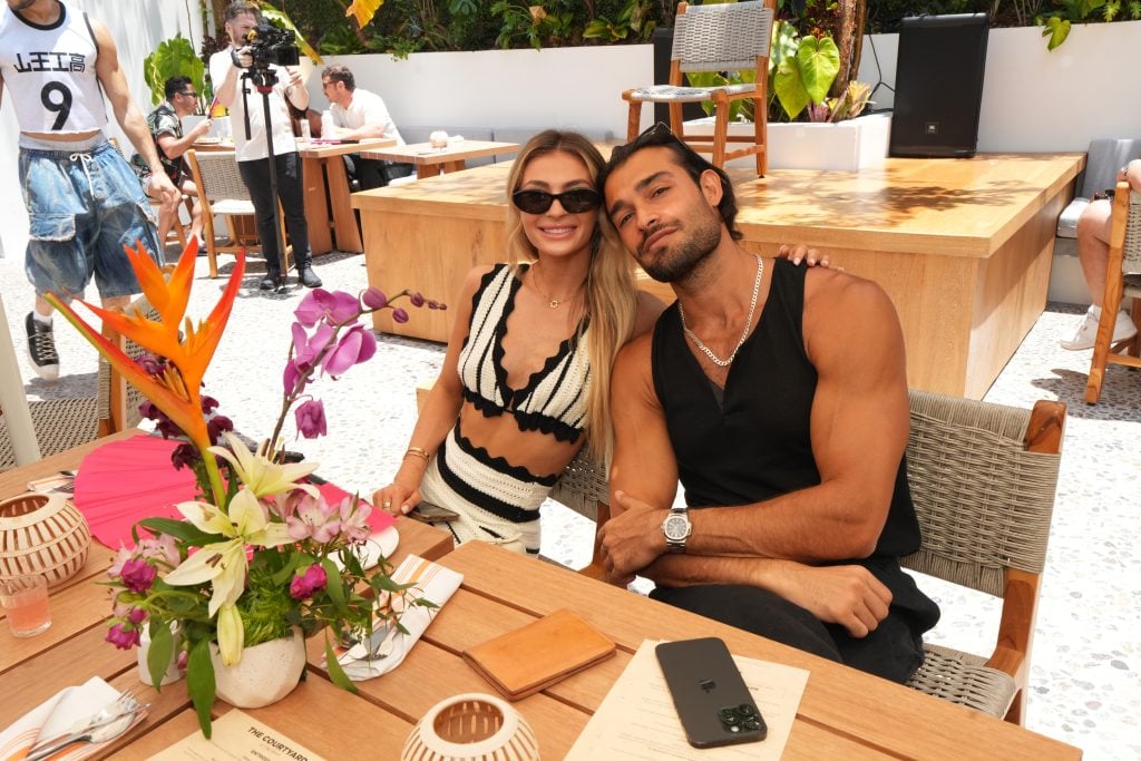 Sam Asghari and Brooke Irvine on April 26, 2025.