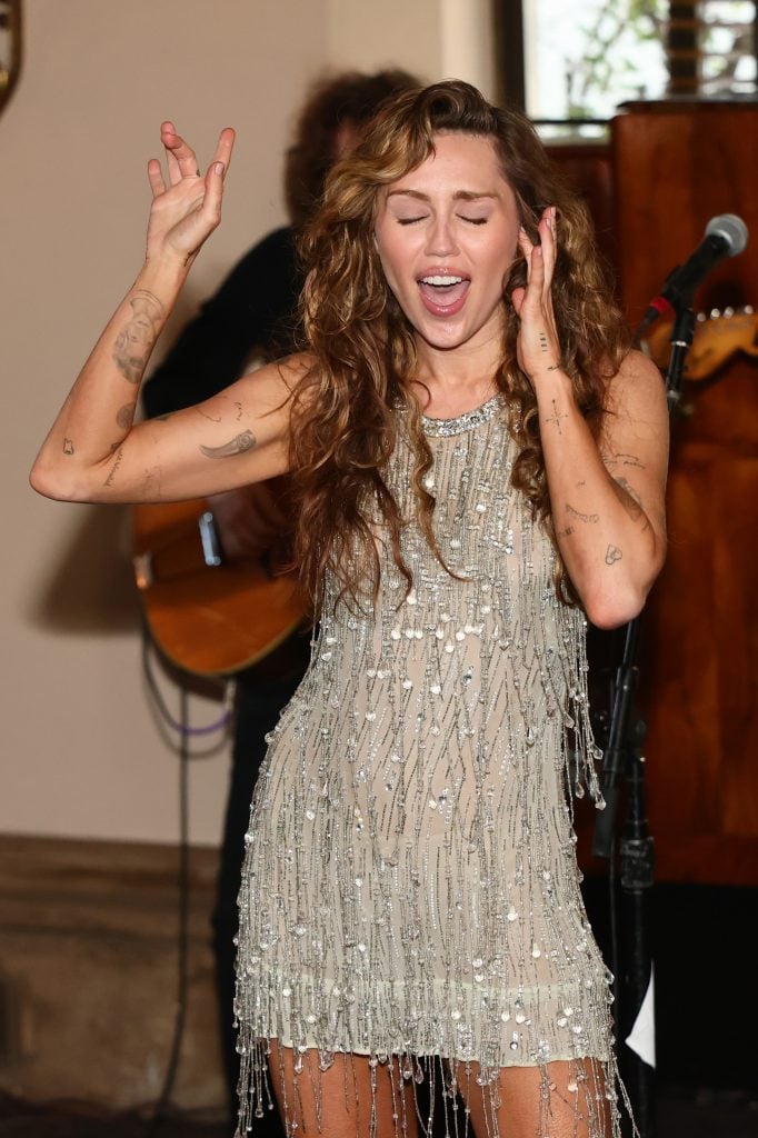 Miley Cyrus on May 27, 2025.