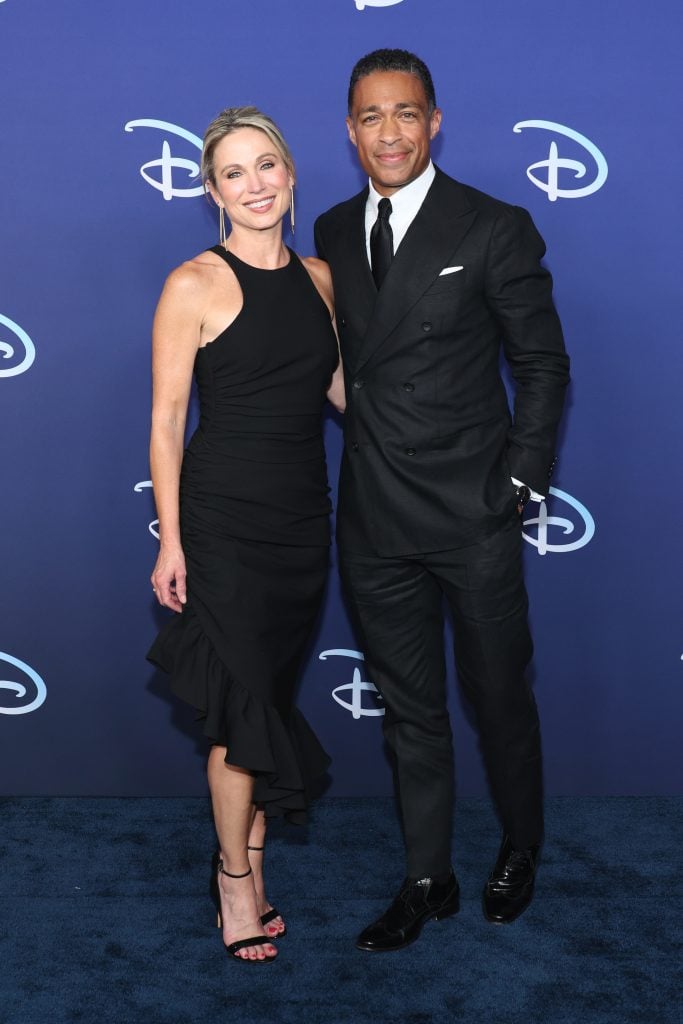 Amy Robach and T.J. Holmes in May of 2022.