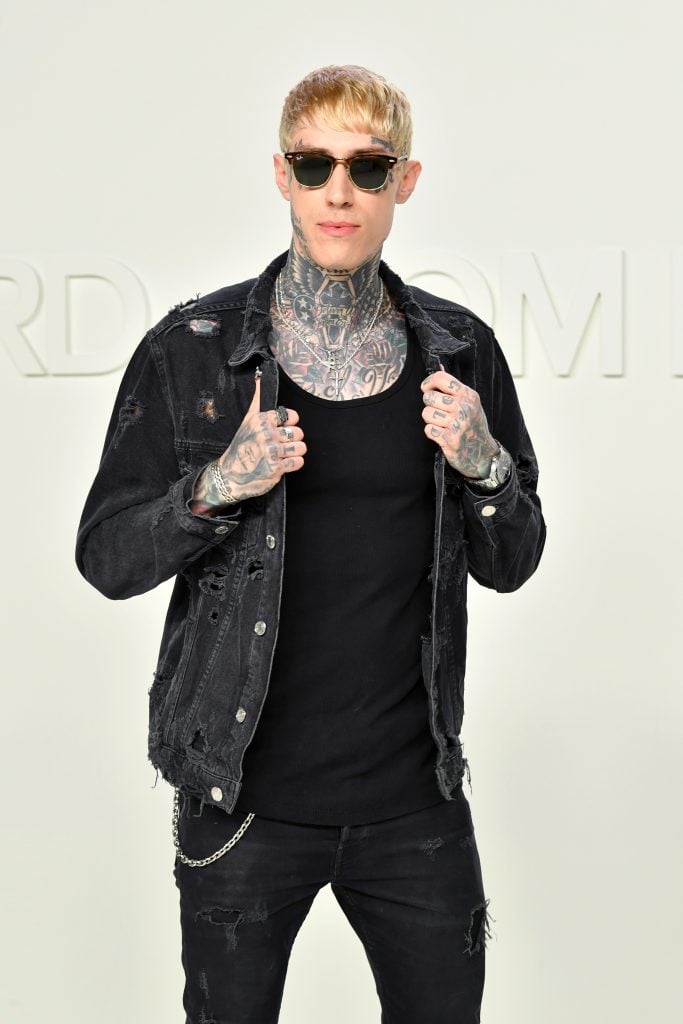 Trace Cyrus on February 7, 2020.