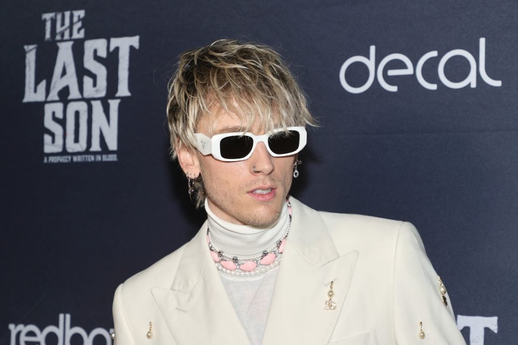 Machine Gun Kelly on December 2, 2021.