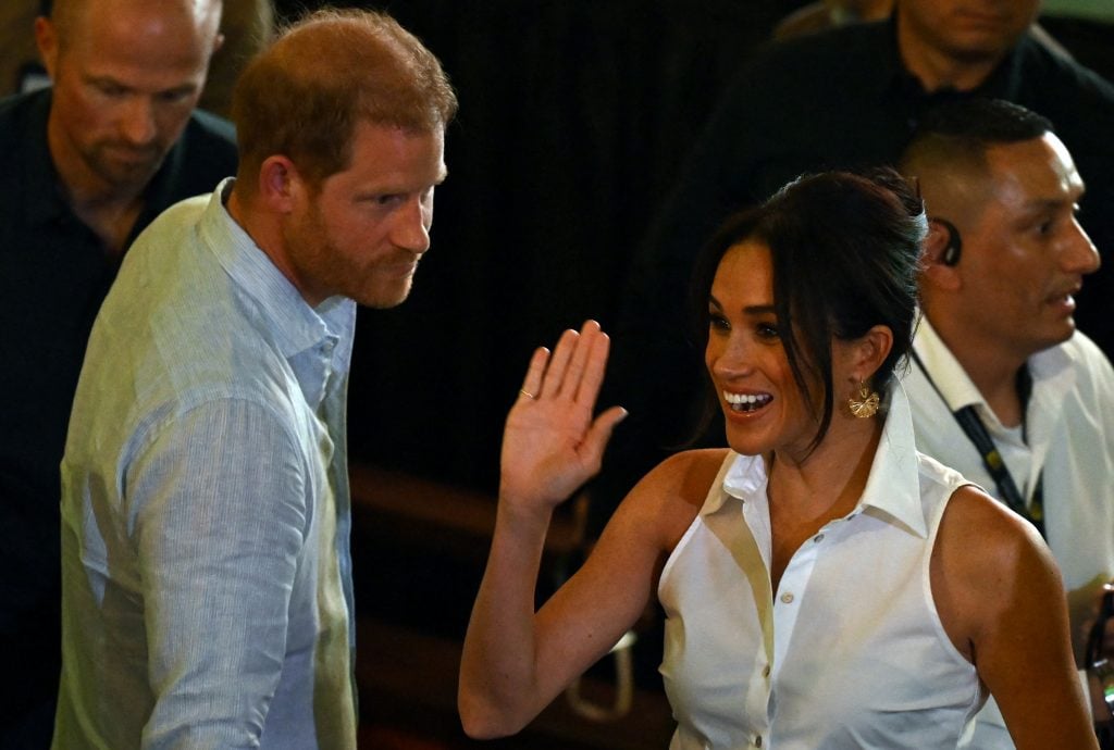 Prince Harry and Meghan Markle in August of 2024.