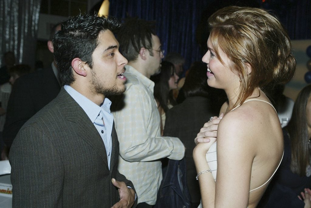 Wilmer Valderrama and Mandy Moore on May 13, 2004.