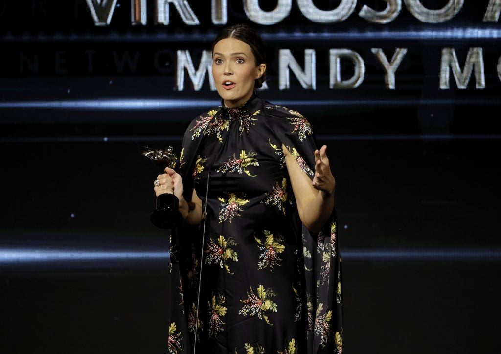 Mandy Moore on August 13, 2022.