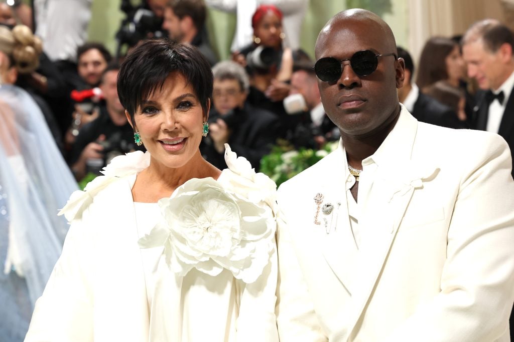 Kris Jenner and Corey Gamble on May 6, 2024.