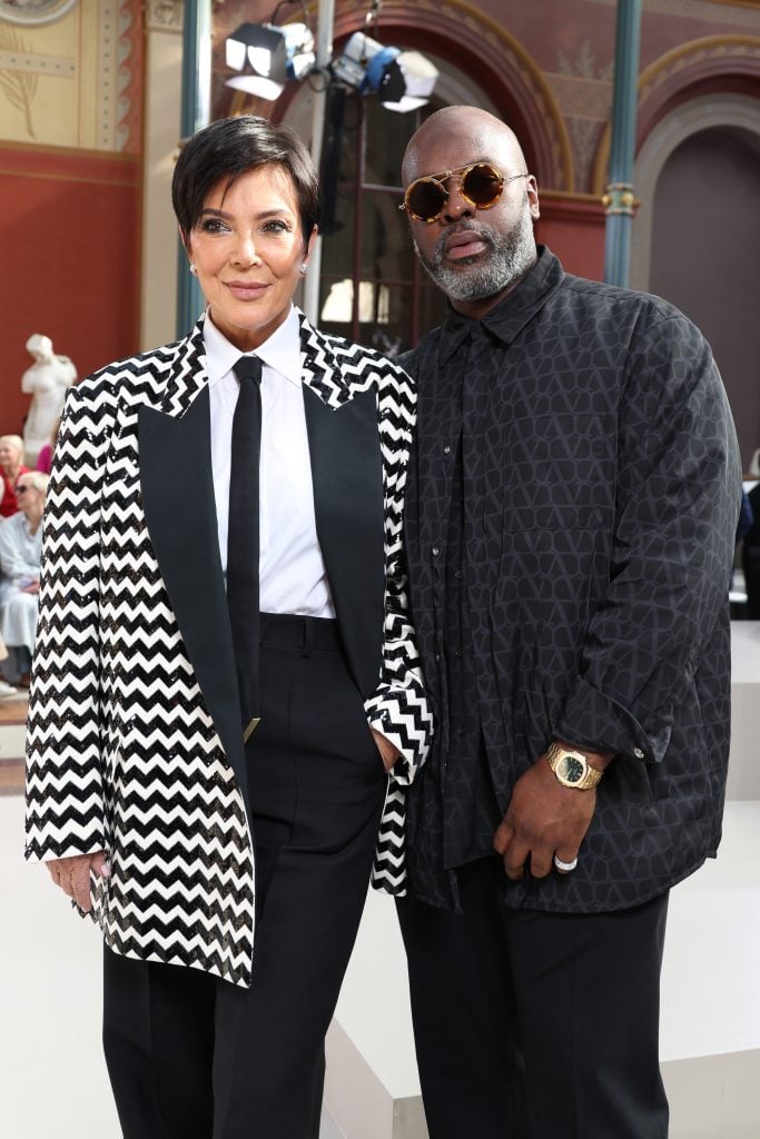 Kris Jenner and Corey Gamble on October 1, 2023.