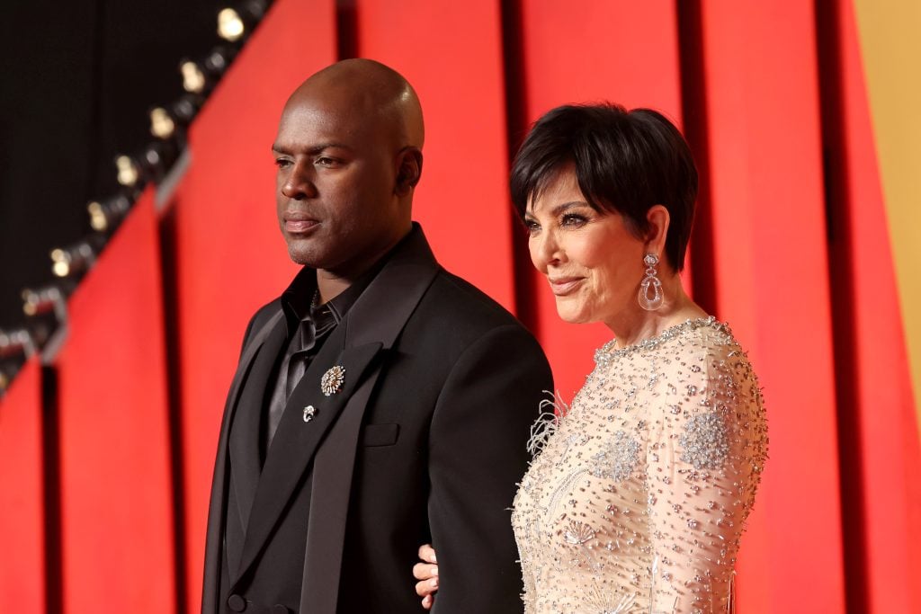 Corey Gamble and Kris Jenner in 2024.