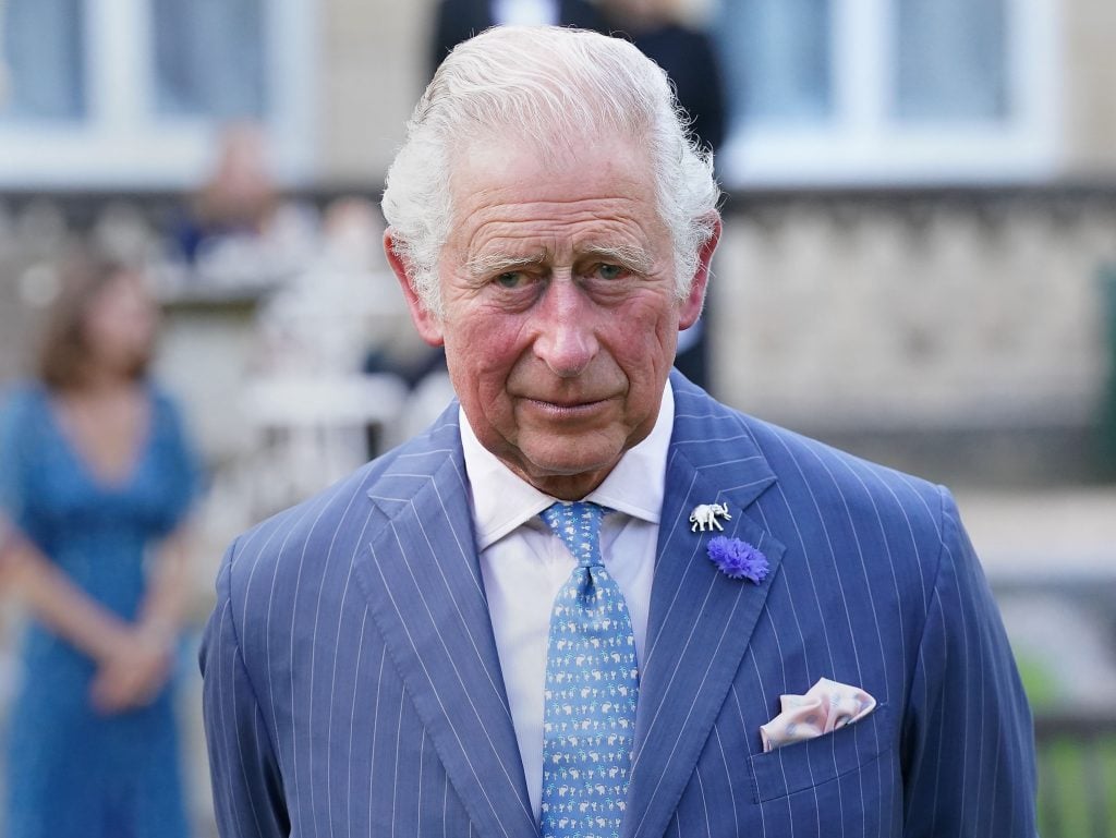 Prince Charles, Prince of Wales attends the "A Starry Night In The Nilgiri Hills" event hosted by the Elephant Family in partnership with the British Asian Trust at Lancaster House on July 14, 2021 in London, England.