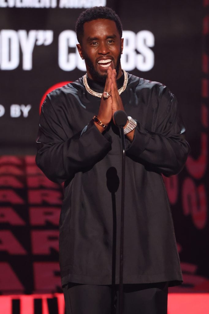 Honoree Sean âDiddyâ Combs accepts the BET Lifetime Achievement Award onstage during the 2022 BET Awards at Microsoft Theater on June 26, 2022 in Los Angeles, California.