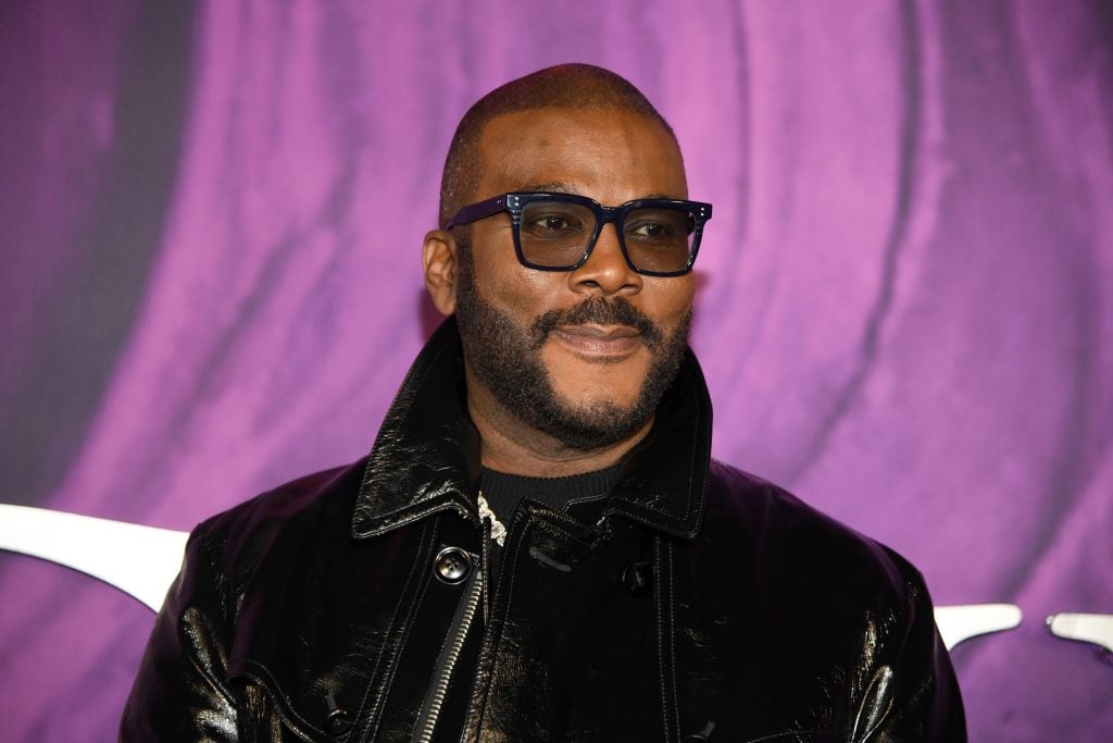 Tyler Perry attends Tyler Perry's Mea Culpa Premiere at The Paris Theatre on February 15, 2024 in New York City.