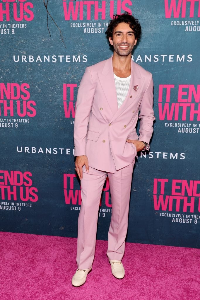 Justin Baldoni attends the "It Ends With Us" New York Premiere at AMC Lincoln Square Theater on August 06, 2024 in New York City.
