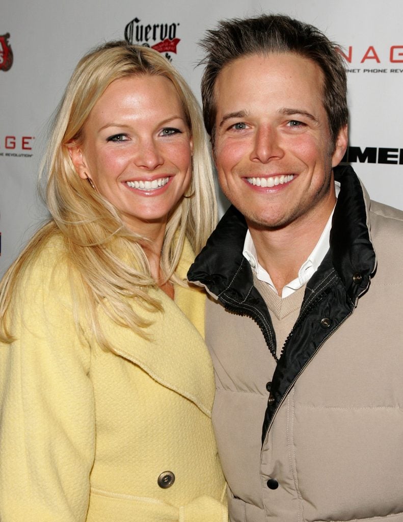 and Scott Wolf arrive at the ICM talent agency party at the Claimjumper during the 2006 Sundance Film Festival on January 20, 2006 in Park City, Utah.